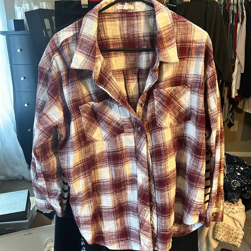 Maurices XL flannel.